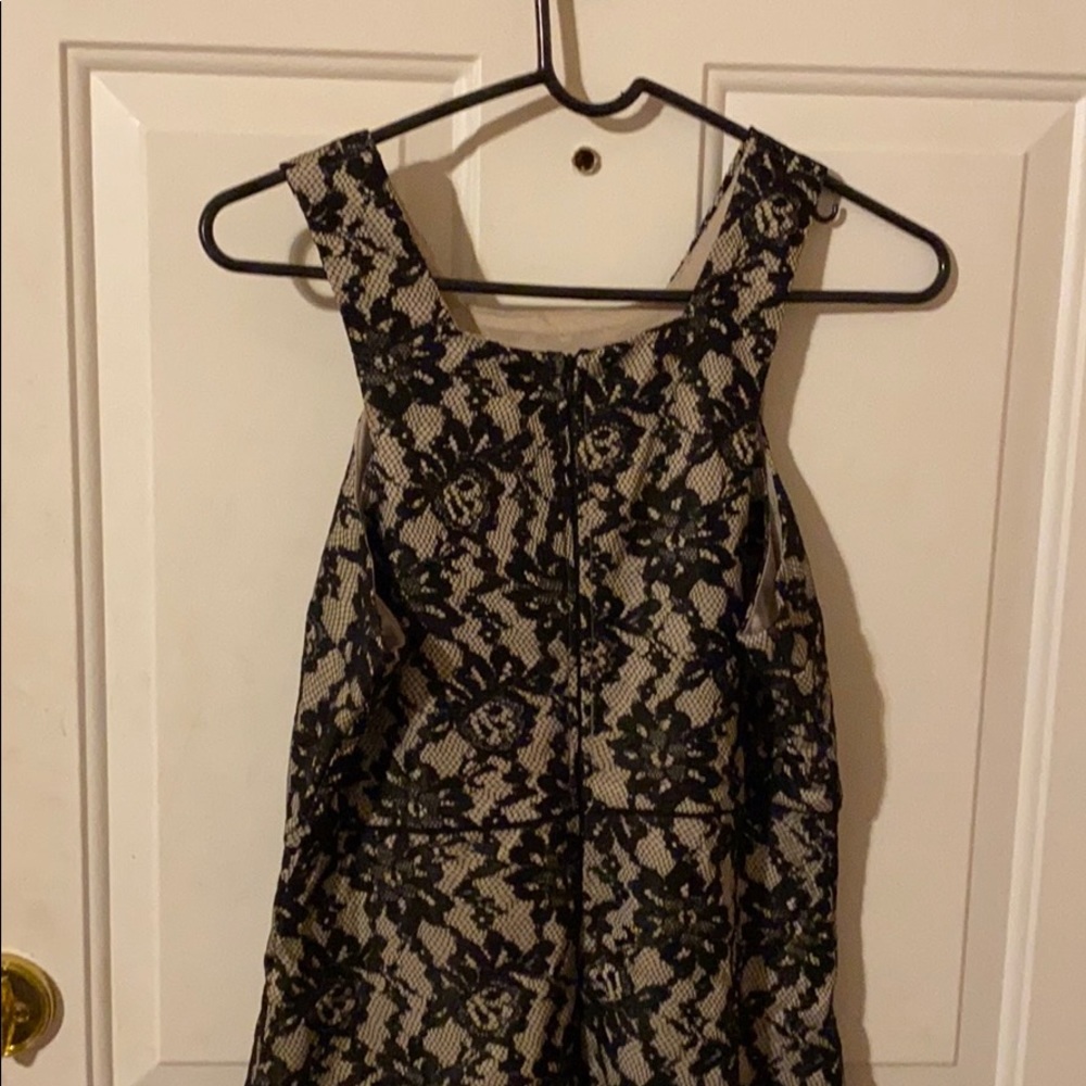 MANIJU Black/Nude Dress